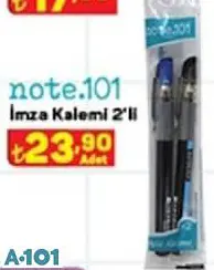 NOTE.101 İMZA KALEMİ 2'Lİ NOTE.101 İMZA KALEMİ 2'Lİ